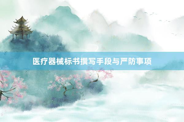医疗器械标书撰写手段与严防事项